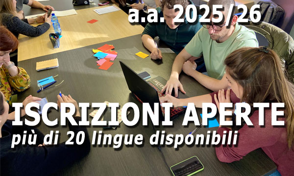 Iscrizioni aperte ai corsi.